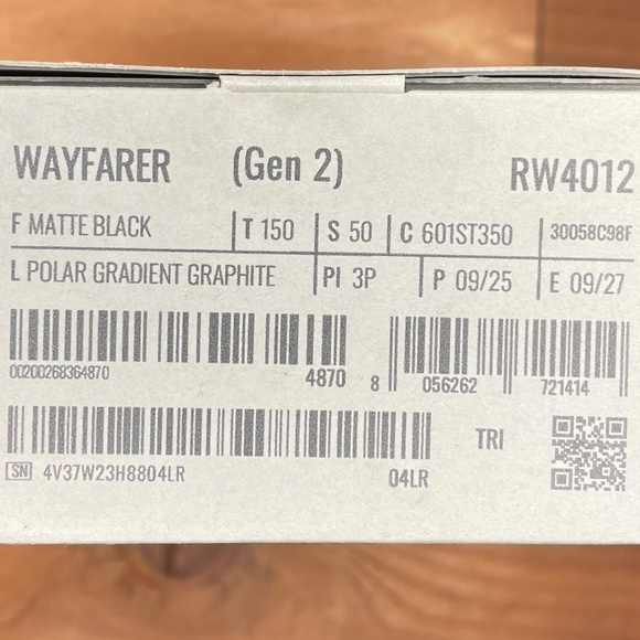 Meta Rayban Polarized Wayfarers (Gen2) 50mm regular size - Picture 7 of 8